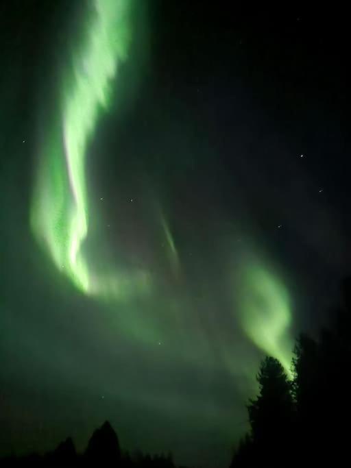 Tunnelmallinen Hirsimoekki - Levin Liitaejae Villa Kittilä Exterior foto